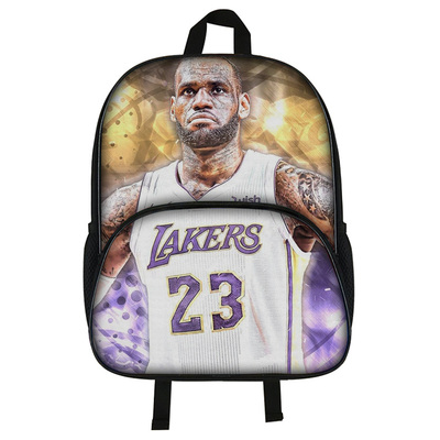 16"LeBron James Backpack School Bag Black - Image 2