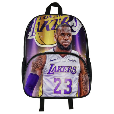 16"LeBron James Backpack School Bag Black - Image 8