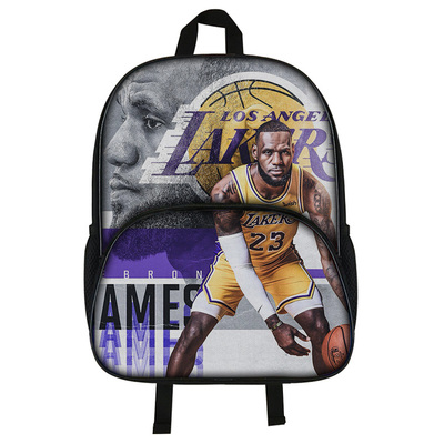 16"LeBron James Backpack School Bag Black - Image 7