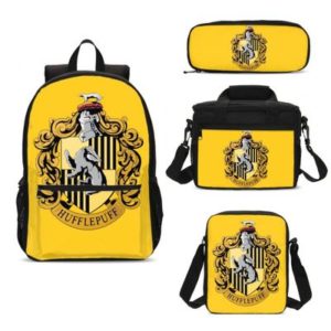 18″Hogwarts Backpack School Bag+Lunch Bag+Messenger Bag+Pencil Bag