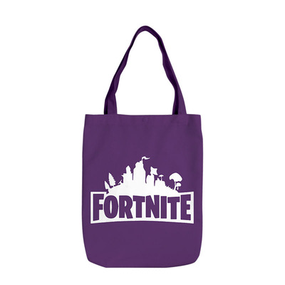 Fortnite Canvas Grocery Bag Shopping Bag Reusable Large Shopping Canvas Bags Natural White Cloth Shoulder Bags Canvas Tote Bag Perfect for Crafting Decorating - Image 17