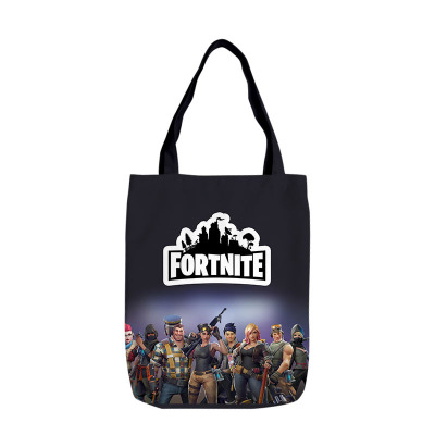 Fortnite Canvas Grocery Bag Shopping Bag Reusable Large Shopping Canvas Bags Natural White Cloth Shoulder Bags Canvas Tote Bag Perfect for Crafting Decorating - Image 15