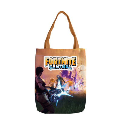 Fortnite Canvas Grocery Bag Shopping Bag Reusable Large Shopping Canvas Bags Natural White Cloth Shoulder Bags Canvas Tote Bag Perfect for Crafting Decorating - Image 12
