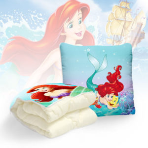 The Little Mermaid Pillow Quilt 16inch