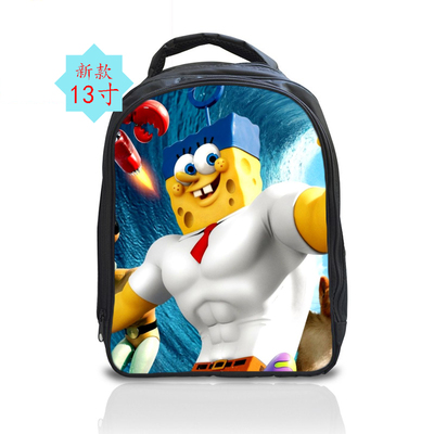 13 Inch SpongeBob SquarePants Backpack School Bag - Image 2