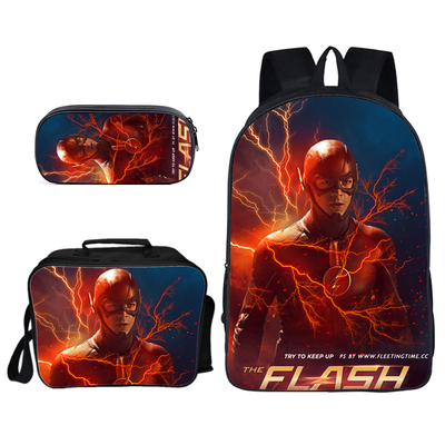flash backpack and lunchbox