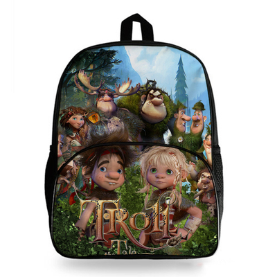 16"Troll Backpack School Bag - Image 5