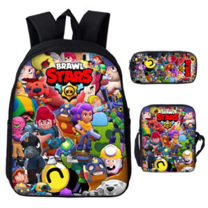 16 Inch Leon Spike Backpack School Bag+Messenger Bag+Pencil Bag