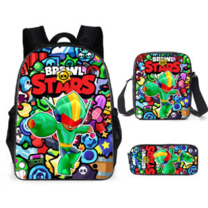 16 Inch Leon Spike Backpack School Bag+Shoulder Bag+Pencil Bag