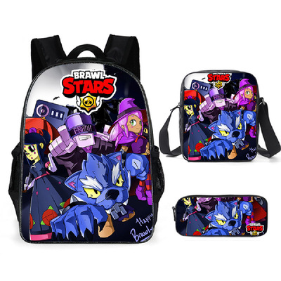 16 Inch Crow Backpack School Bag+Shoulder Bag+Pencil Bag - Image 7