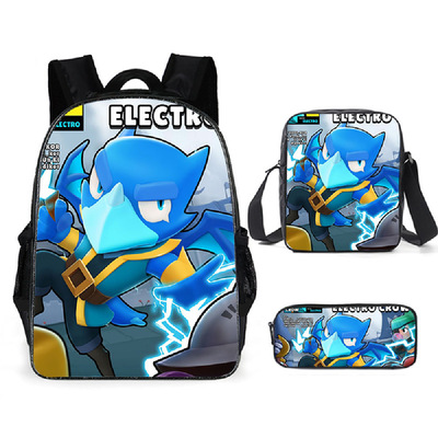 16 Inch Crow Backpack School Bag+Shoulder Bag+Pencil Bag - Image 6