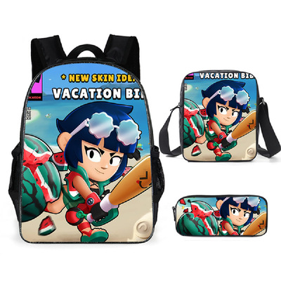 16 Inch Crow Backpack School Bag+Shoulder Bag+Pencil Bag - Image 4