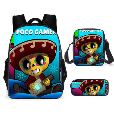 16 Inch Crow Backpack School Bag+Shoulder Bag+Pencil Bag - Image 3