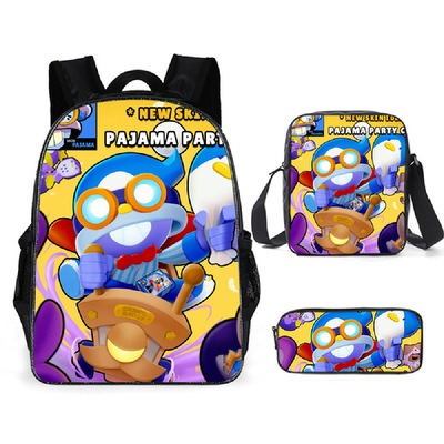 16 Inch Crow Backpack School Bag+Shoulder Bag+Pencil Bag - Image 2