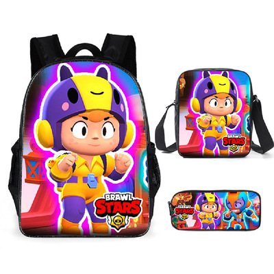 16 Inch Crow Backpack School Bag+Shoulder Bag+Pencil Bag - Image 21