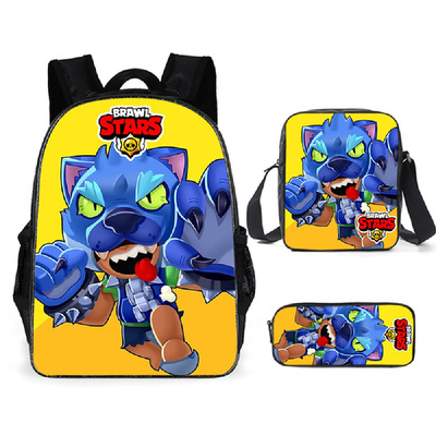 16 Inch Crow Backpack School Bag+Shoulder Bag+Pencil Bag - Image 19