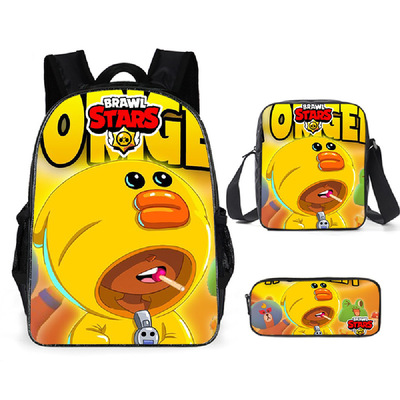 16 Inch Crow Backpack School Bag+Shoulder Bag+Pencil Bag - Image 20