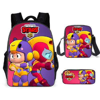 16 Inch Crow Backpack School Bag+Shoulder Bag+Pencil Bag - Image 14