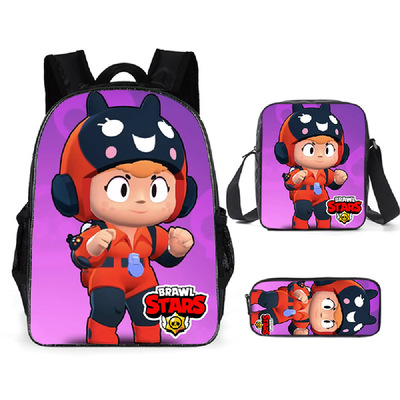 16 Inch Crow Backpack School Bag+Shoulder Bag+Pencil Bag - Image 12