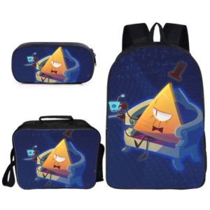 16″Gravity Falls Backpack School Bag+Lunch Bag+Pencil Bag