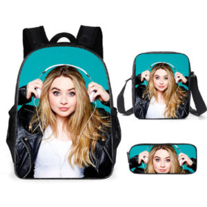 16″Sabrina Carpenter Backpack School Bag+Shoulder Bag+Pencil Bag