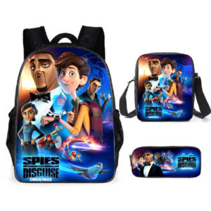16″Spies in Disguise Backpack School Bag+Shoulder Bag+Pencil Bag