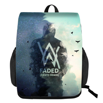 18‘’Alan walker Backpack Creative Waterproof Change Bag - Image 7