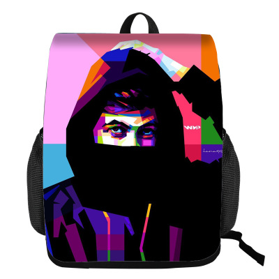18‘’Alan walker Backpack Creative Waterproof Change Bag - Image 8