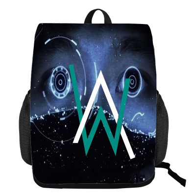 18‘’Alan walker Backpack Creative Waterproof Change Bag - Image 10