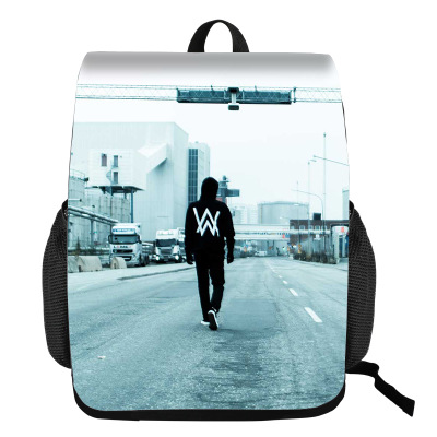 18‘’Alan walker Backpack Creative Waterproof Change Bag - Image 3