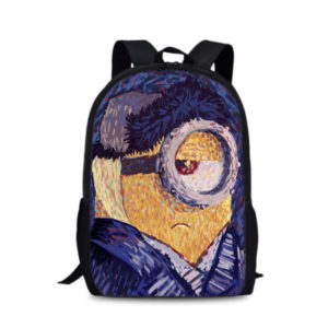 18‘’Minions Backpack School Bag Black