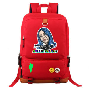 Billie Eilish Canvas Backpack Shoulder School Bag
