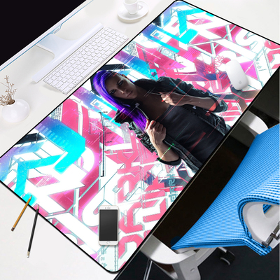 Cyberpunk2077 Cartoon The Desk Pad 800mmx300mmx5mm - Image 5