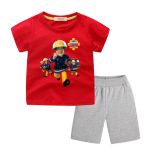 Fireman Sam Short Sleeve T-Shirts+Short for Children