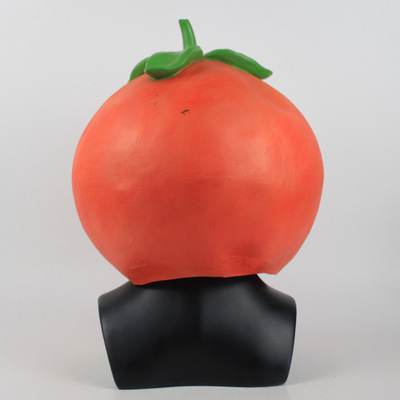 Fortnite Tomato Mask Helmet Latex Full Head Mask Cosplay Props - Image 3