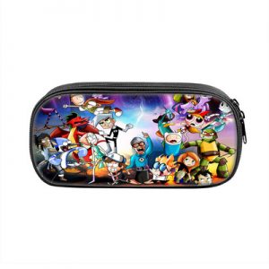 Gravity Falls Cosmetic Bags Boys Girls Children Large Pencil Case Purse Storage Bags Women Men Multifunction Makeup Bag