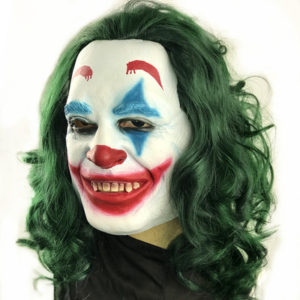 Joker Mask Helmet Latex Full Head Mask Cosplay Props