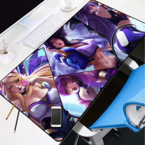 LOL KDA Cartoon The Desk Pad 800mmx300mmx5mm