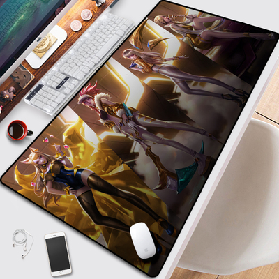 LOL KDA Cartoon The Desk Pad 800mmx300mmx5mm - Image 23