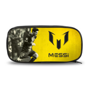 Messi CR7 Neymar Pen Case Large Capacity Pencil Bag Student’s