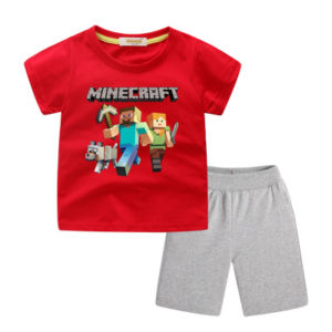 Creeper Short Sleeve T-Shirts+Short for Children