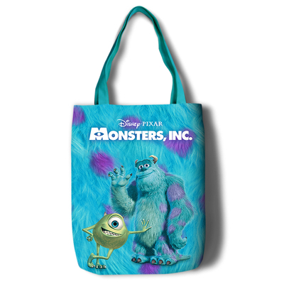 Monsters University Canvas Grocery Bag Shopping Bag Reusable Large Shopping Canvas Bags Natural White Cloth Shoulder Bags Canvas Tote Bag Perfect for Crafting Decorating - Image 17