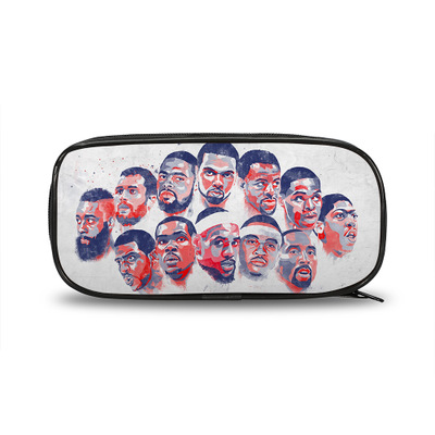 NBA Pen Case Large Capacity Pencil Bag Student’s - Image 19