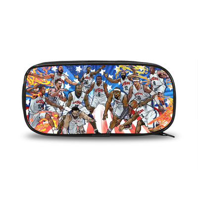 NBA Pen Case Large Capacity Pencil Bag Student’s - Image 17