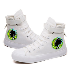 Rick and Morty High Canvas Shoes