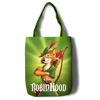 Robin Hood Canvas Grocery Bag Shopping Bag Reusable Large Shopping Canvas Bags Natural White Cloth Shoulder Bags Canvas Tote Bag Perfect for Crafting Decorating - Image 14