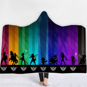 The Legend of Zelda Sofa Blanket Hooded Cape
