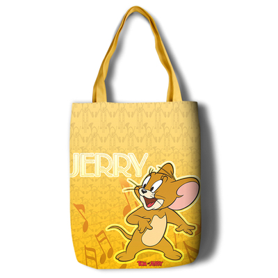 Tom and Jerry Canvas Grocery Bag Shopping Bag Reusable Large Shopping Canvas Bags Natural White Cloth Shoulder Bags Canvas Tote Bag Perfect for Crafting Decorating - Image 12