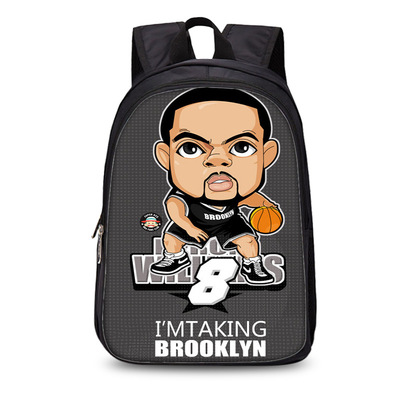 13 Inch NBA Stars Comics Backpack School Bag - Image 19