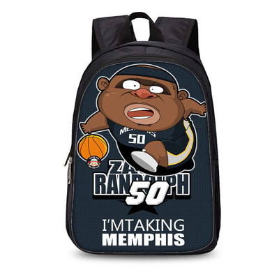 13 Inch NBA Stars Comics Backpack School Bag - Image 15